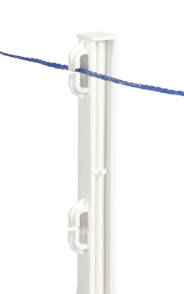 Steigbügelpfahl, 1,58m, weiß (5 Stück / Pack)