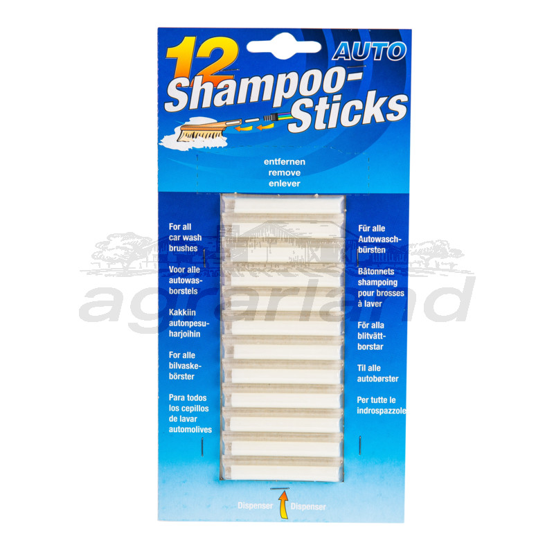 Shampoo-Sticks, passend zu allen Wasserdurchlaufstangen und Waschbürsten