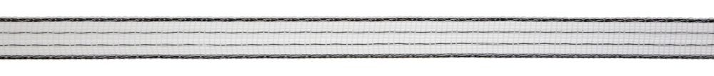 TopLine Weidezaunband 20 mm, 200 m Rolle, weiß/ schwarz