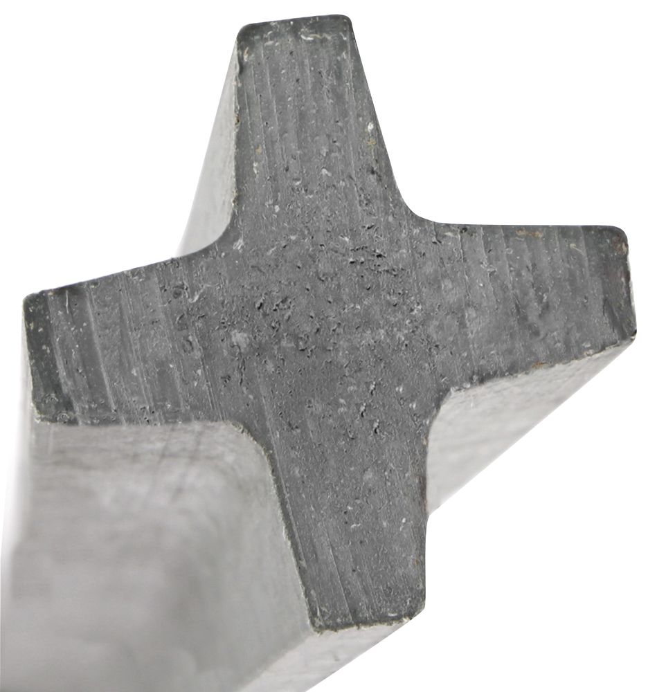 Recyclingpfahl Kreuzprofil 70x70 mm, 1,50 m