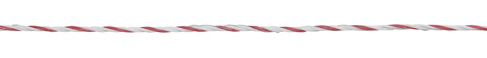 TopLine Plus Weidezaunlitze 300 m Rolle, weiß/ rot