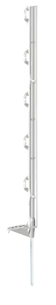 Kunststoffpfahl Eco, 0,70 m, weiß, 5 Stück/ Pack