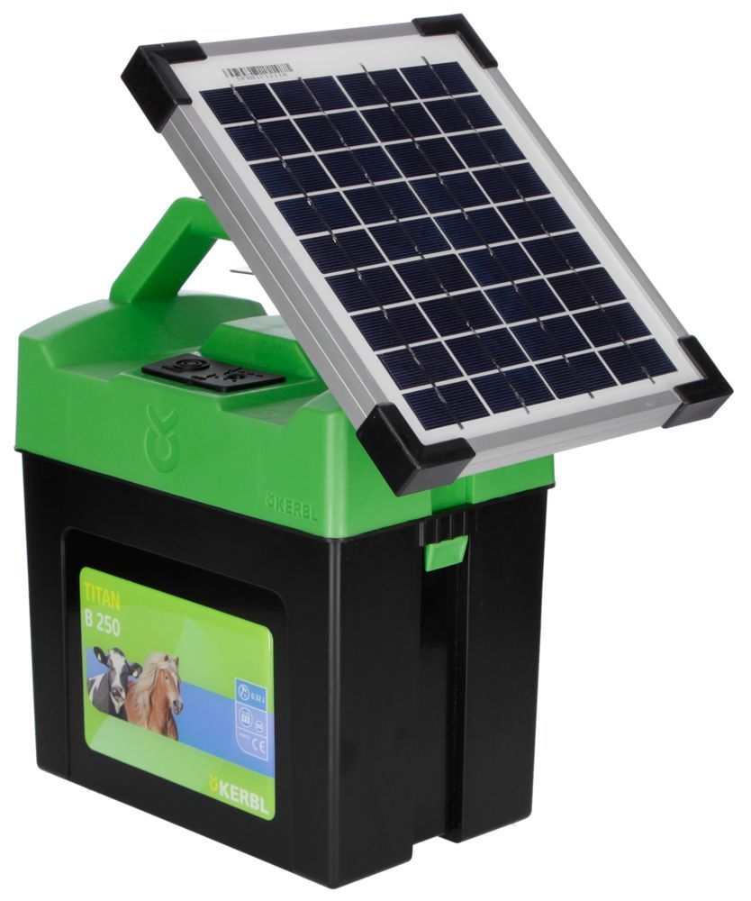 Solar-Set 5 Watt für 12 Volt-fähige 9 Volt Trockenbatteriegeräte