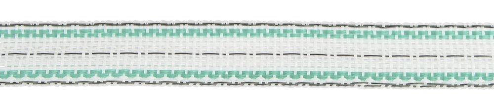 Premium Plus Weidezaunband 20,0 mm, 200 m, weiß/ grün