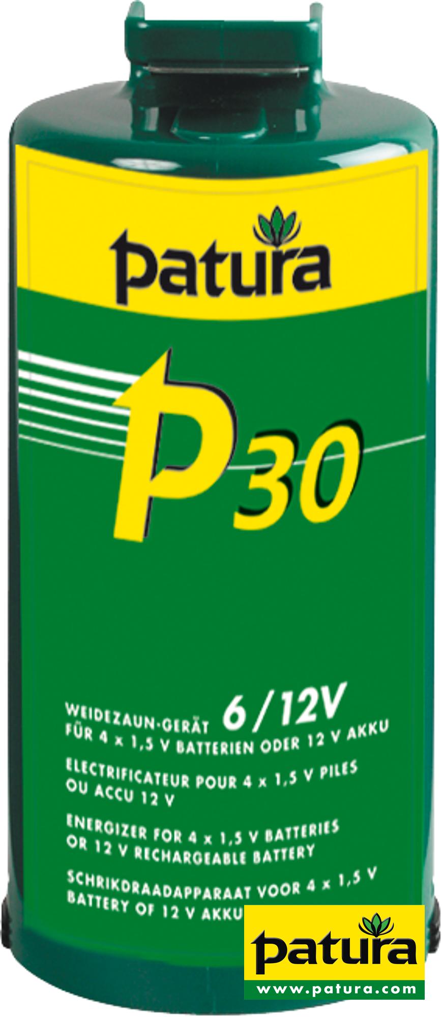P30, Weidezaun-Gerät für 4 Monozellen oder ext. 12 V Akku