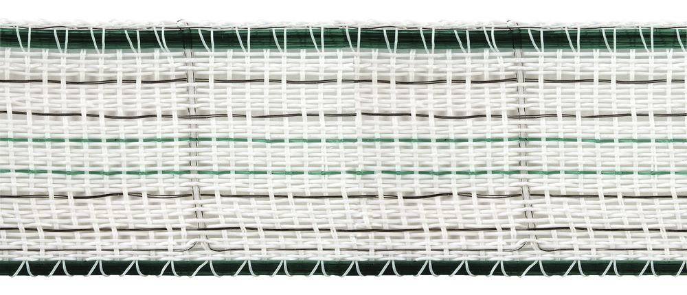 PremiumLine Weidezaunband 38,0 mm, 200 m, weiß/ grün