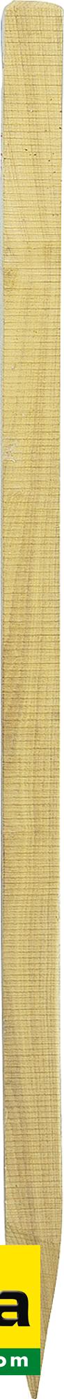 Robinienpfahl, vierkant, 1500x60x60 mm gesägt, gefast, 4-fach gespitzt, sägerau