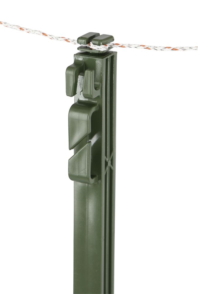 Steigbügelpfahl, 1,14 m, grün, mit Steigbügelfußtritt (5 Stück / Pack)
