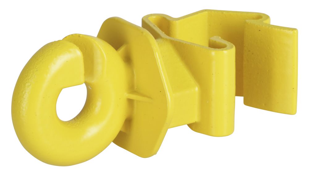 Ringisolator für T-Post Metallpfahl schwarz oder gelb