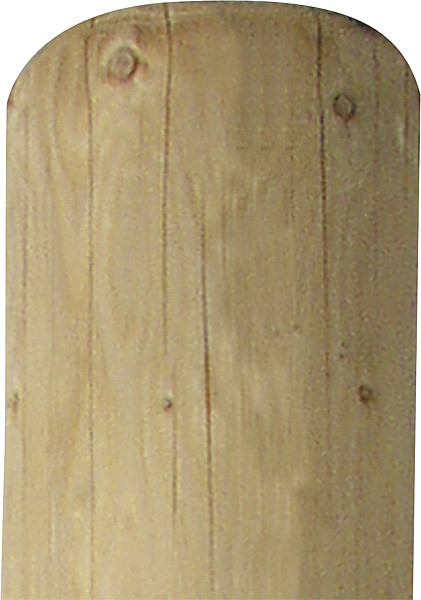 Holzpfosten, 2,00 m, imprägniert, gespitzt, d=16-18 cm