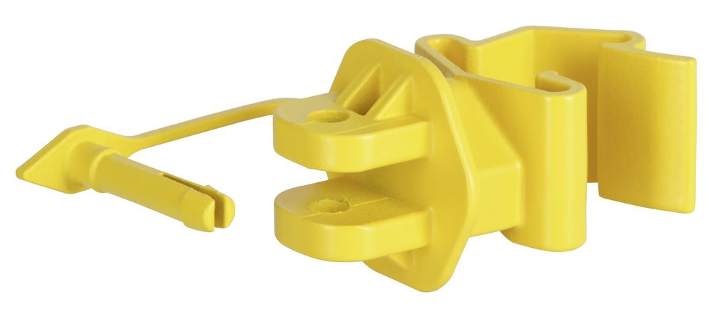 Pinlock-Isolator für T-Post Metallpfahl schwarz oder gelb