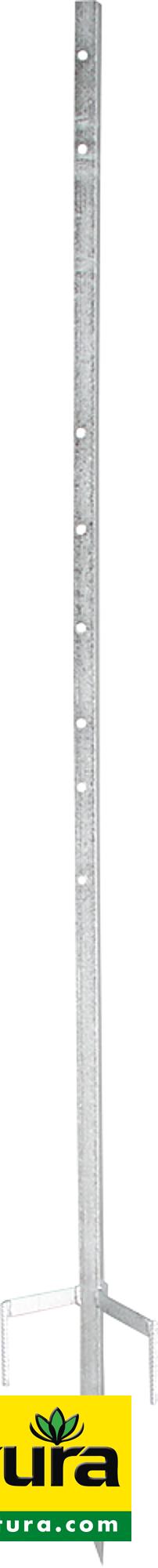 Metalleckpfahl Super, für mobile Zäune bis 1,30 m Höhe