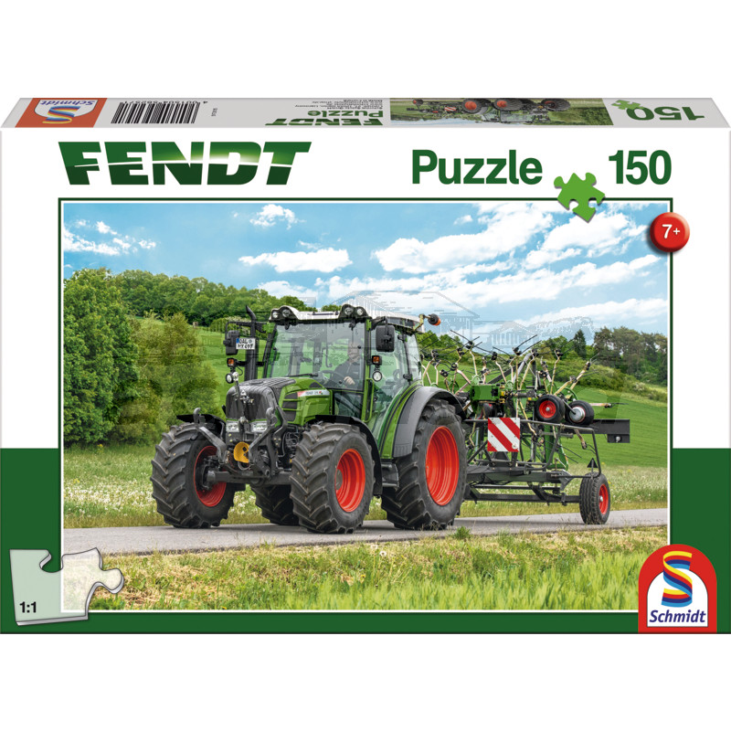 Schmidt Puzzle, Fendt 2 mit Wender, 150 Teile