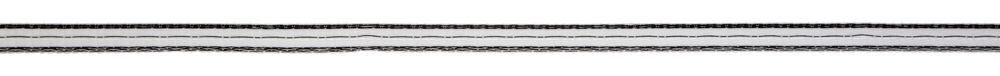 TopLine Weidezaunband 10 mm, 200 m Rolle, weiß/ schwarz
