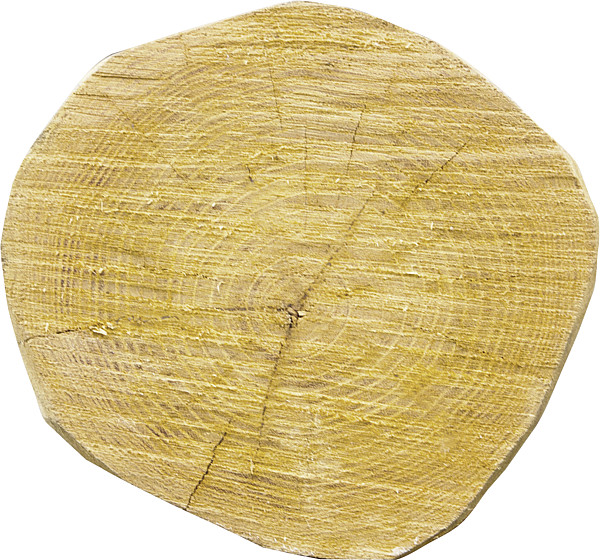 Robinienpfahl, rund, geschliffen, 2500 mm, d=16-18 cm, gefast, gehobelt, 4-fach gespitzt