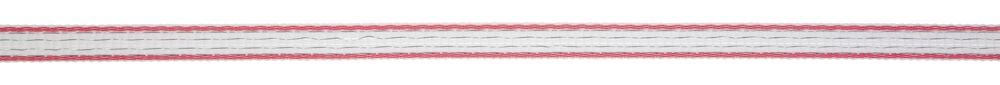 TopLine Plus Weidezaunband, 10 mm, weiß/ rot