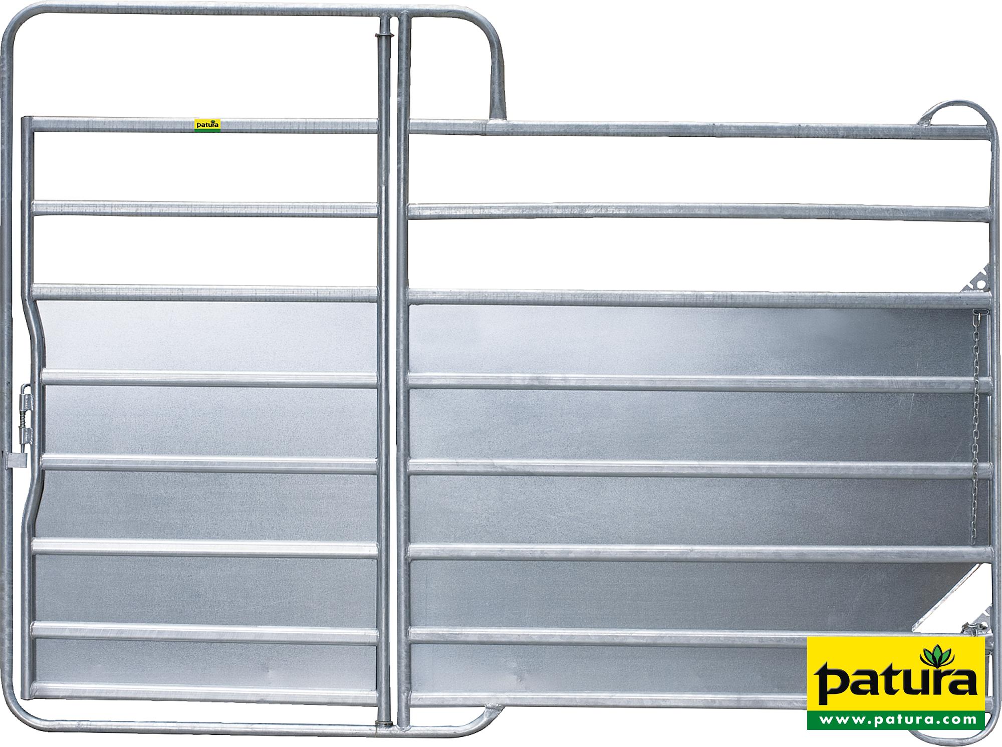 Panel-8 Plus mit Tor 3,00 m, mit Blechverkleidung