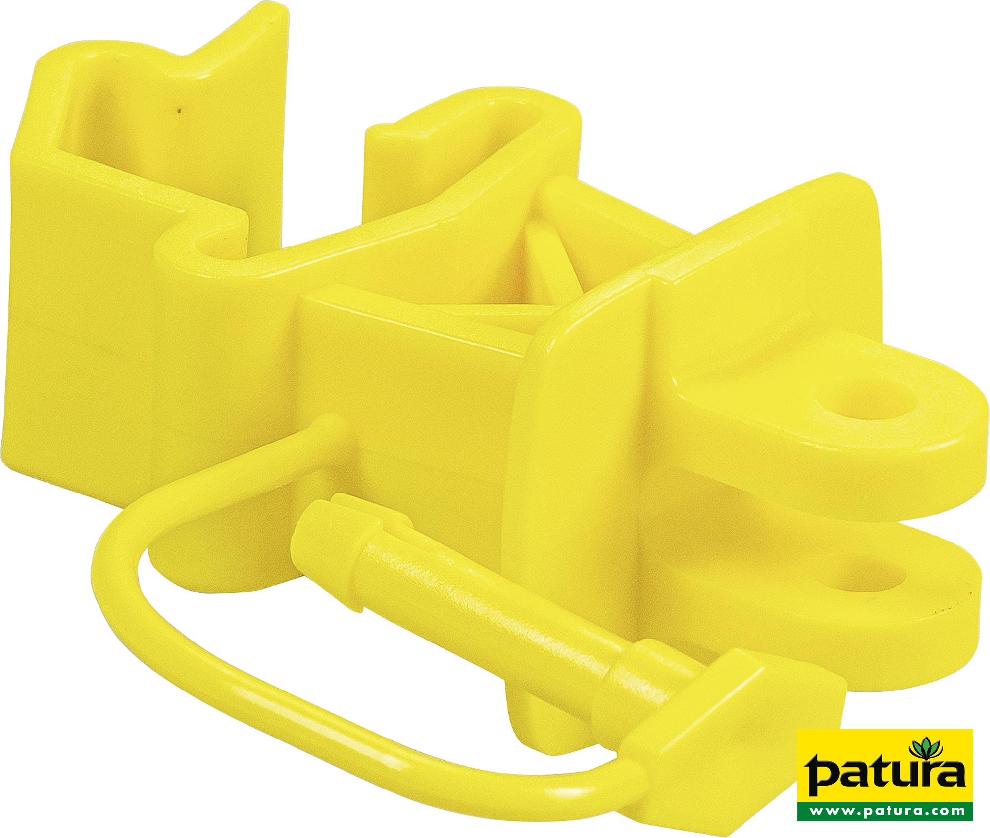 Standard-Isolator mit Stift, gelb, für T-Pfosten (25 Stück / Pack)